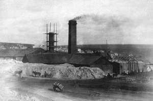 Огнеупорный кирпичный завод. Юзовка, 1887 г.