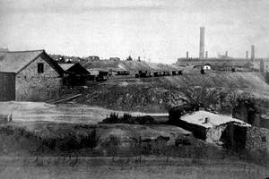 Наклонная шахта №7. Юзовка, 1887 г.