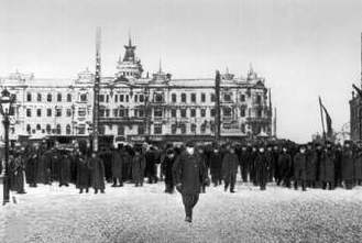 Революция 1905—07. Демонстрация в Москве. 7 декабря 1905.