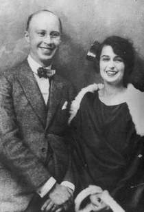 Сергей и Лина Прокофьевы в Париже. 1921 год
