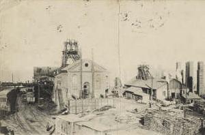 Главная шахта и шахта №4. 1907 г.