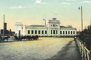 Савеловский вокзал. 1902 г. Московско-Ярославско-Архангельская железная дорога