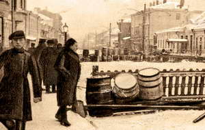 Барикады в Питербугре. Январь 1905