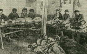 Рабочий барак в Юзовке. 1914 год.