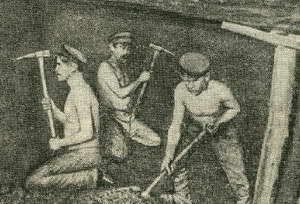 В забое Юзовской шашты «Центральная». 1917 год