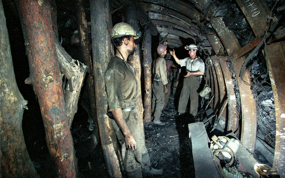 В шахте Краснолиманская