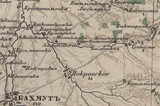 Карта 1914г. дер._Беленькая, которой когда-то владели Родзянко.