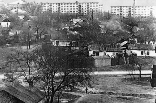 Восточный поселок города Сталино. 1965 год.