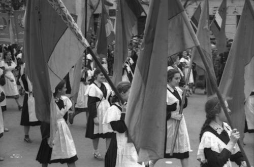 Первомайская демонстрация в Макеевке, 1956 год