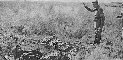 Убитые итальянские солдаты. Осень 1941