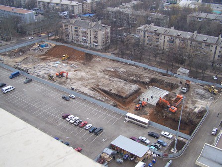 Начало строительства Второй Линии ТРЦ Донецк Сити. 17 марта 2008. 4