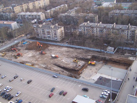Начало строительства Второй Линии ТРЦ Донецк Сити. 17 марта 2008. 7