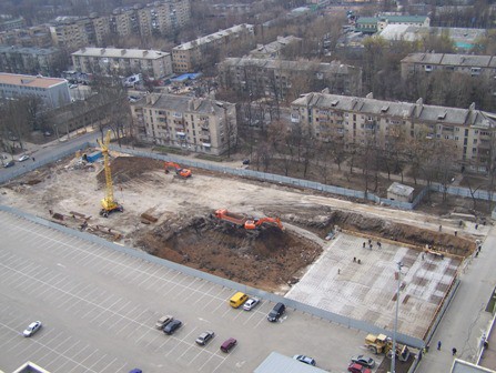 Начало строительства Второй Линии ТРЦ Донецк Сити. 17 марта 2008. 8