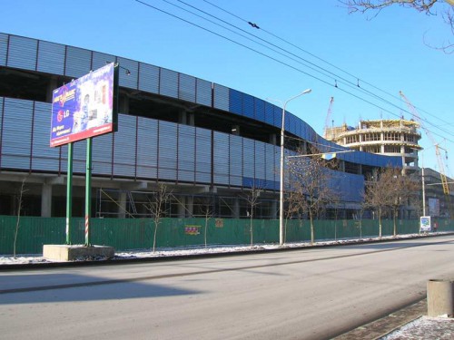 Строительство торгово-развлекательного центра Донецк-сити. Январь 2006 года 2 [1]