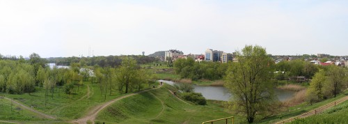 Панорама второго городского пруда Автор Rusanov 2007