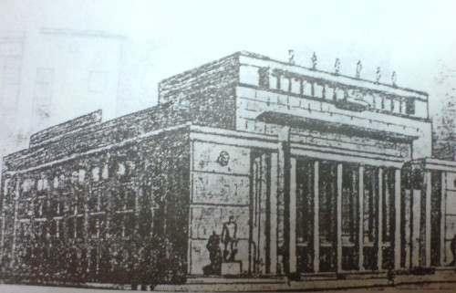 проект театра в сталино Проект здания театра образца 1936 года. (Фото из книги В.П.Степкин В.И.Гергель Полная история Донецка)