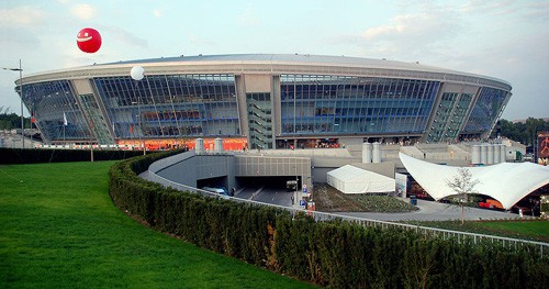 Донбасс Арена, открытие. 29 августа 2009 г. Фото Александр Ильин