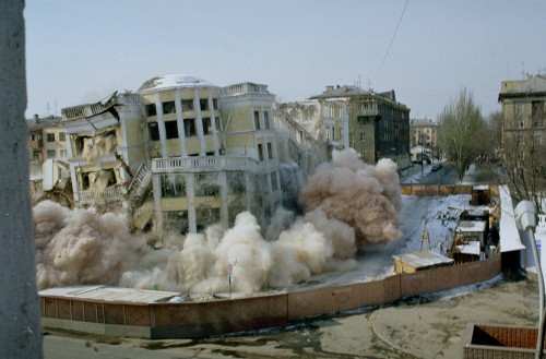 1. Гостиница Донбасс. Взрыв здания. Донецк, 2001.02.26