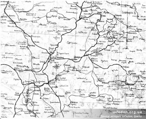 2. Схема путей Екатерининской железной дороги